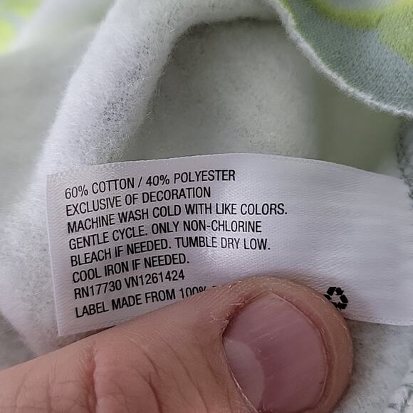 Wild Fable Cropped Hoodie, Green Swirl, Size S, NWT - Picture 4 of 7